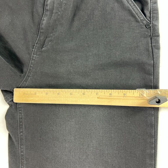 Oat New York Jeans Women's 32x29* High Rise Wide Leg Black Faded Denim Tag 30 - Picture 14 of 16